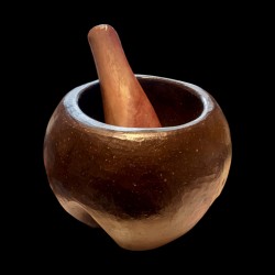 Molcajete rojo con mazo...