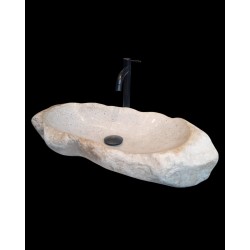 Lavamanos de piedra blanca