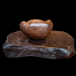 Batán marrón de 58x40 cm