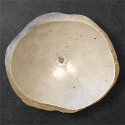 Lavamanos plateado 48x46 cm