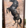 Pintura de oleo caballo ganador