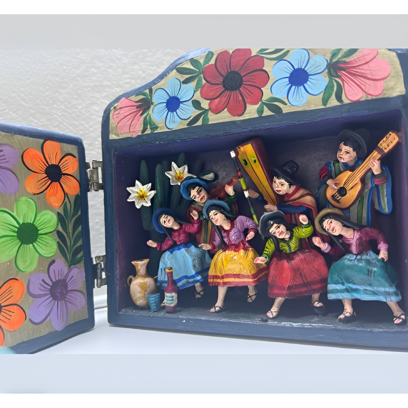 Retablo de costumbres peruanas